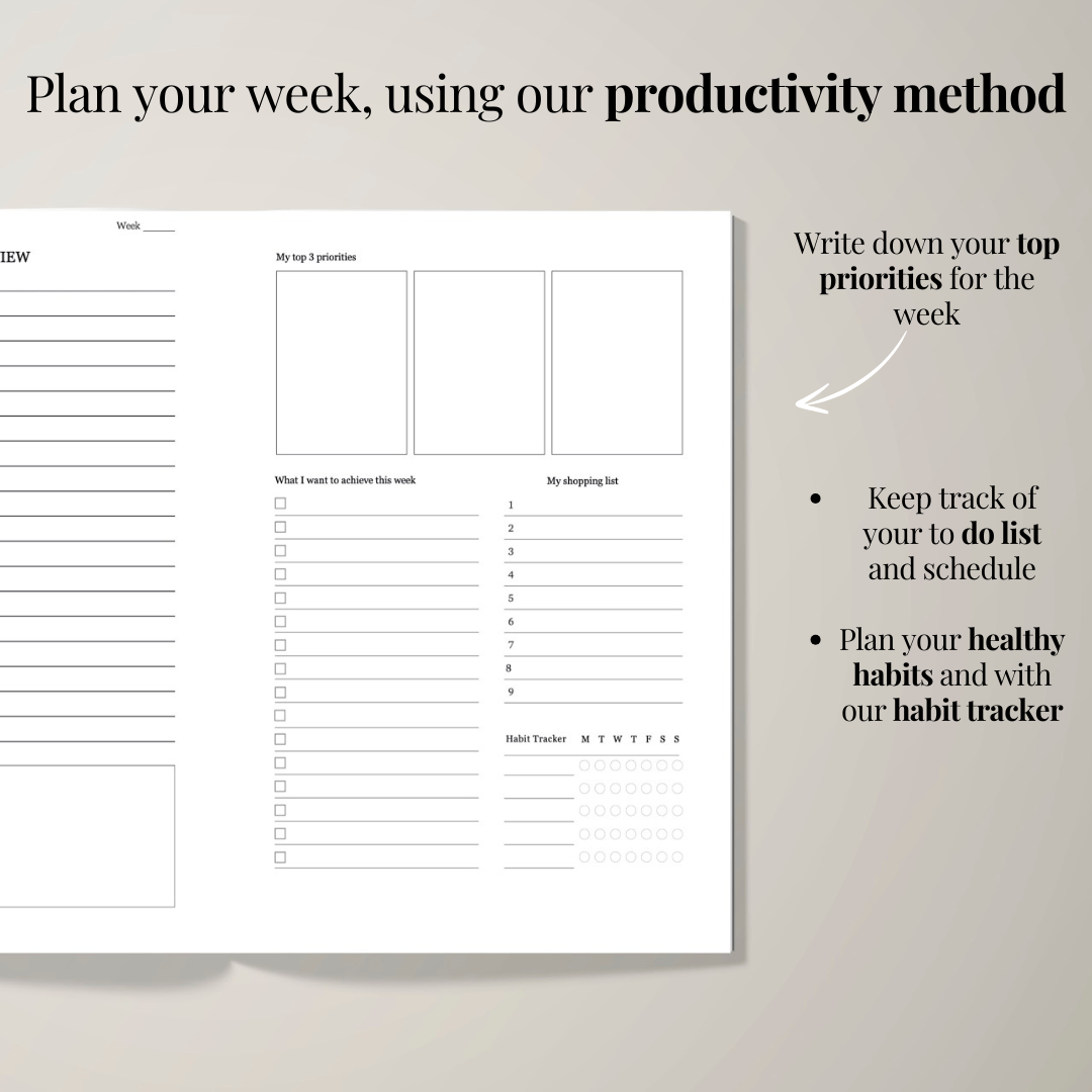White Lotus Productivity Planner