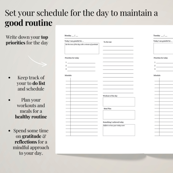 White Lotus Productivity Planner - Image 4